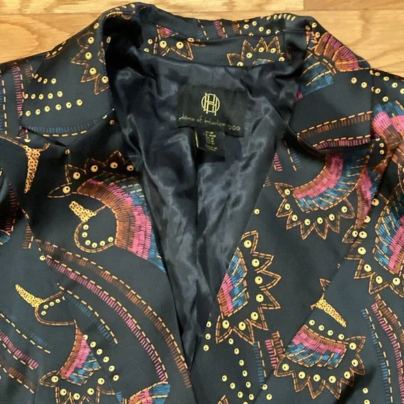 House of Harlow 1960 Double breasted silky woman’s blazer - Picture 4 of 9